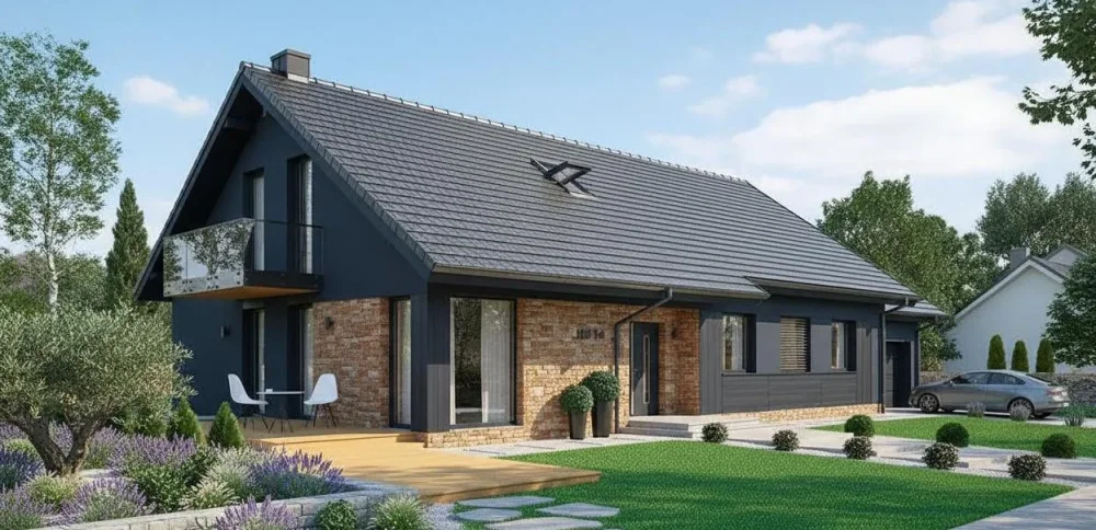 Проект Двухэтажный дом 20 на 11, 214 м2