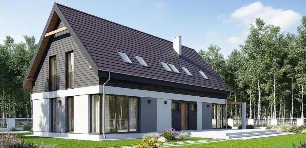 Проект Двухэтажный дом 22 на 9, 138 м2