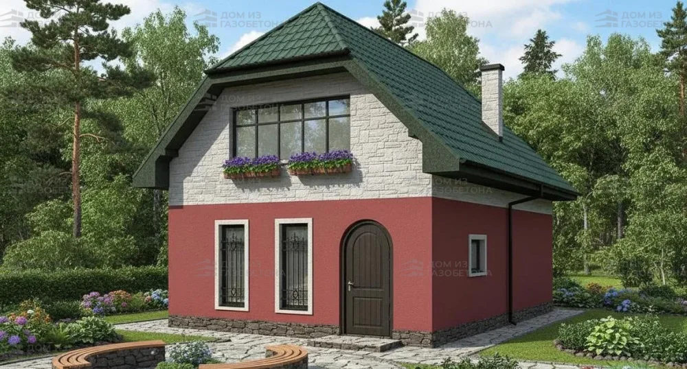 Проект Двухэтажный дом 6 на 11, 107 м2