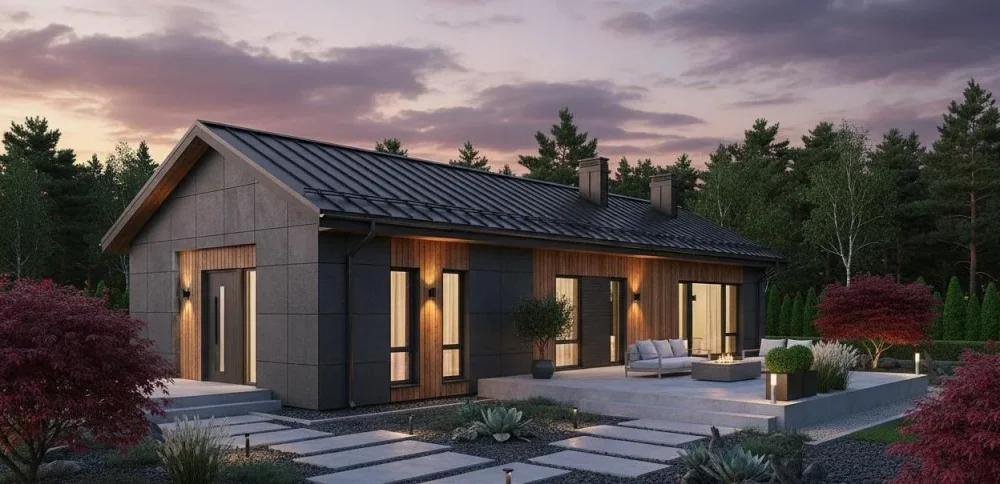 Проект Двухэтажный дом 19 на 13, 236 м2