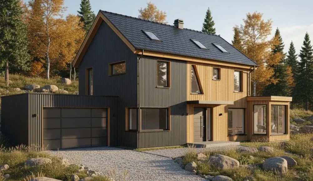 Проект Двухэтажный дом 19 на 13, 231 м2