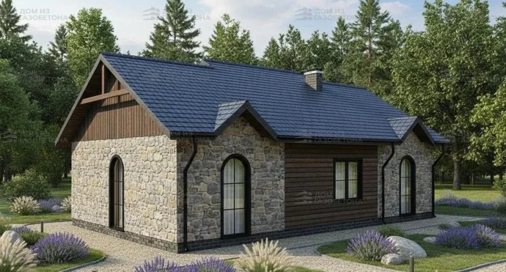 Проект Одноэтажный дом 13 на 10, 111 м2