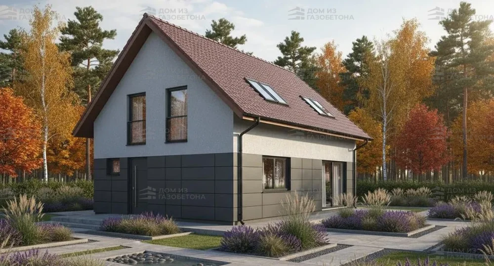 Проект Двухэтажный дом 13 на 10, 150 м2