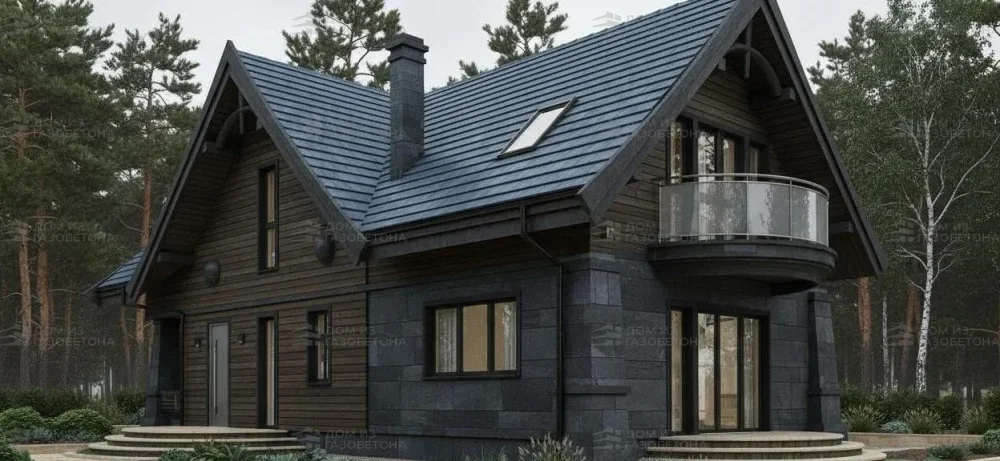 Проект Двухэтажный дом 7 на 14, 122 м2