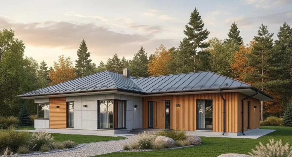 Проект Одноэтажный дом 13 на 24, 207 м2